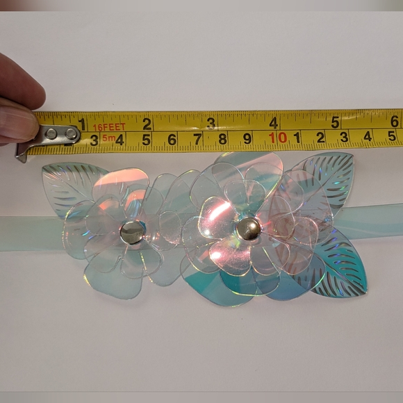 NWT IRIDESCENT FLOWER CHOKER - Picture 9 of 14